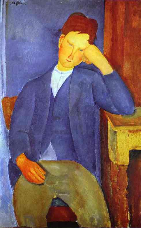 The Young Apprentice - Amedeo Modigliani Paintings